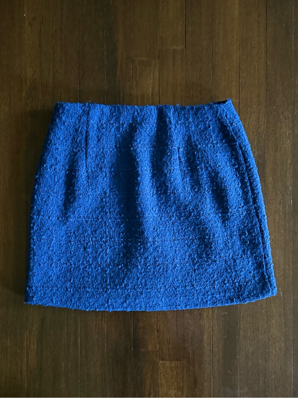 Abercrombie & Fitch Royal Blue Bouclé Mini Skirt